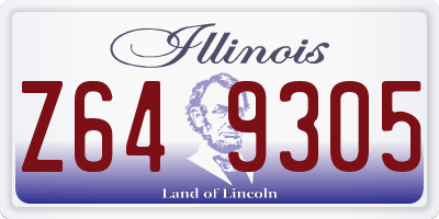IL license plate Z649305