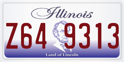 IL license plate Z649313