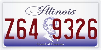 IL license plate Z649326