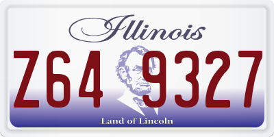 IL license plate Z649327