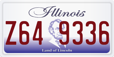 IL license plate Z649336