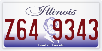 IL license plate Z649343