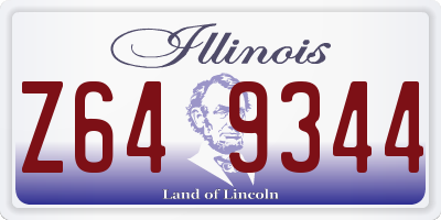 IL license plate Z649344