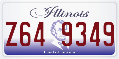 IL license plate Z649349