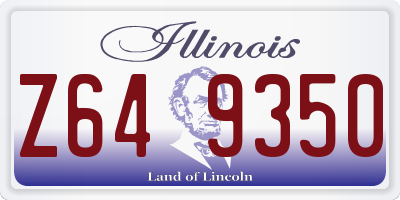IL license plate Z649350