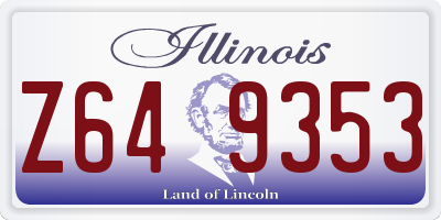 IL license plate Z649353
