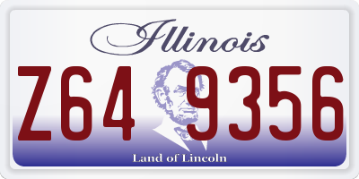 IL license plate Z649356