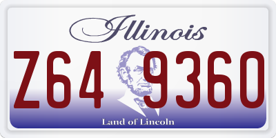 IL license plate Z649360