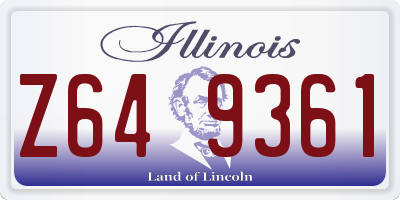 IL license plate Z649361