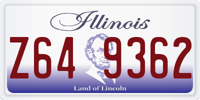 IL license plate Z649362
