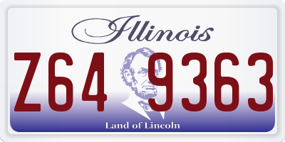 IL license plate Z649363