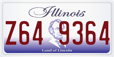 IL license plate Z649364