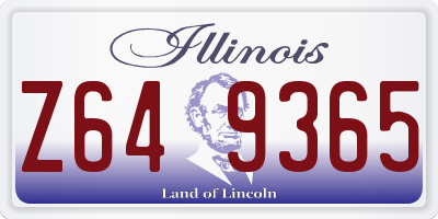 IL license plate Z649365