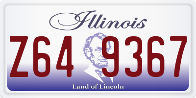 IL license plate Z649367