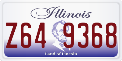 IL license plate Z649368