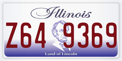 IL license plate Z649369