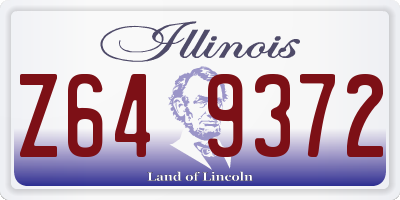 IL license plate Z649372