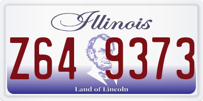 IL license plate Z649373