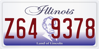 IL license plate Z649378