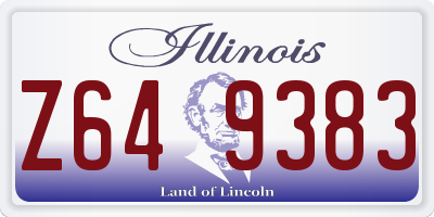 IL license plate Z649383