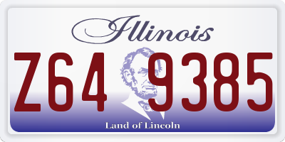 IL license plate Z649385
