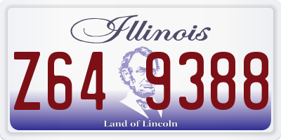 IL license plate Z649388