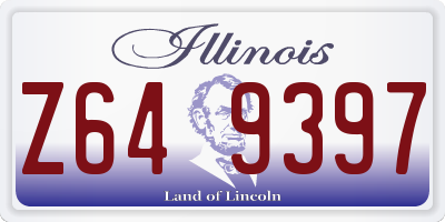 IL license plate Z649397