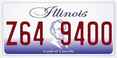 IL license plate Z649400