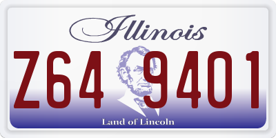 IL license plate Z649401