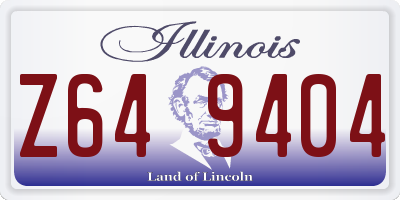 IL license plate Z649404