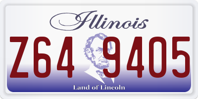IL license plate Z649405