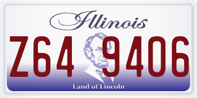 IL license plate Z649406