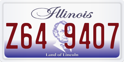 IL license plate Z649407