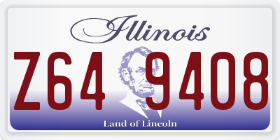 IL license plate Z649408
