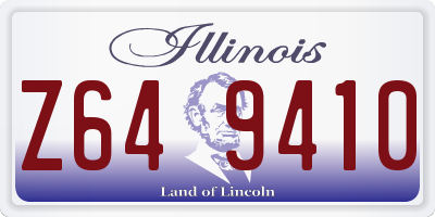 IL license plate Z649410