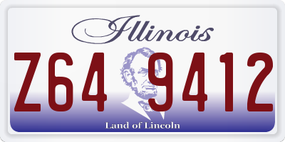 IL license plate Z649412