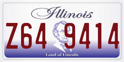 IL license plate Z649414