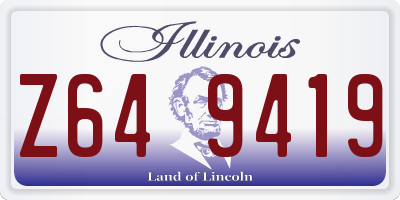 IL license plate Z649419