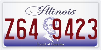 IL license plate Z649423
