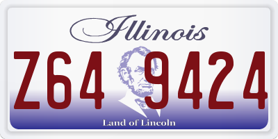 IL license plate Z649424