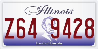 IL license plate Z649428