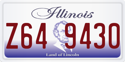 IL license plate Z649430