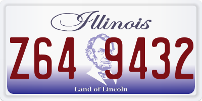 IL license plate Z649432