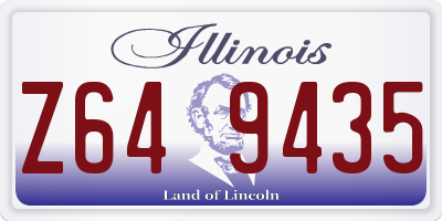 IL license plate Z649435