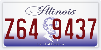 IL license plate Z649437