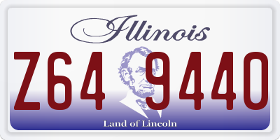 IL license plate Z649440