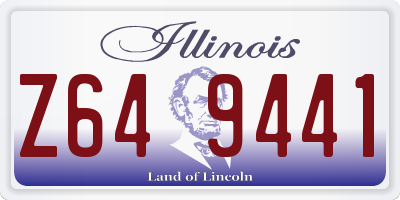 IL license plate Z649441