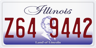 IL license plate Z649442