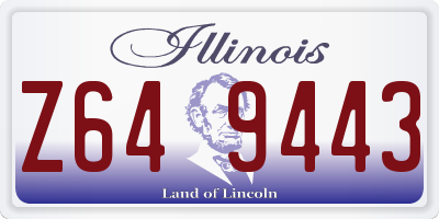 IL license plate Z649443