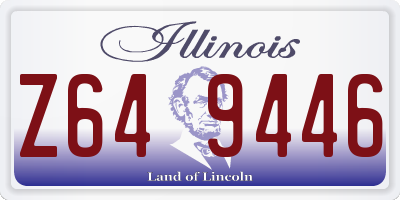 IL license plate Z649446